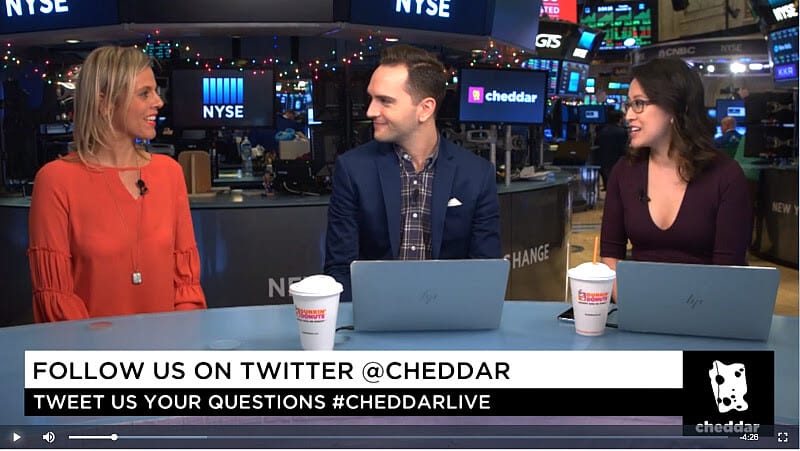 Cheddar TV interview